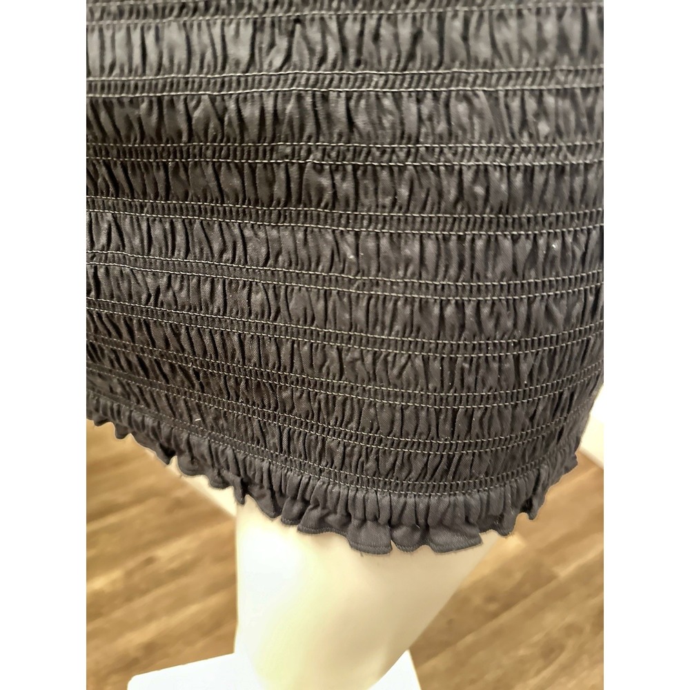 NEW Cotton On Black Dress Size M/L 8/10 Off Shoulder Smocked Cocktail Party NWT - Picture 6 of 10